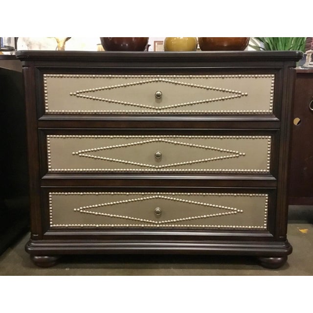 2010s Modern Wood and Metal Chest of Drawers For Sale - Image 5 of 5