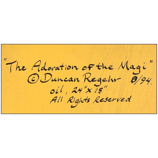 1990s The Adoration Of The Magi, Duncan Regehr For Sale - Image 4 of 5