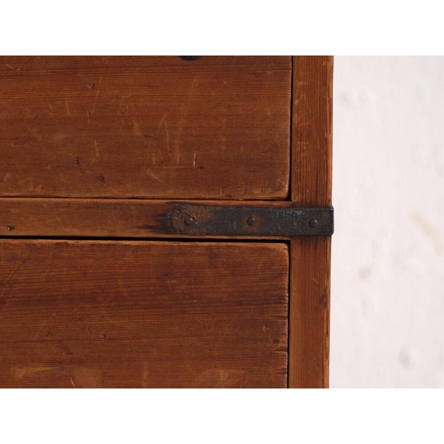 Brown Antique Japanese 3-Drawer Tansu Cabinet For Sale - Image 8 of 11