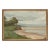 Not Yet Made - Made To Order Beachside French Landscape Canvas Print in Thin Gold Wood Frame 32x22 For Sale - Image 5 of 5