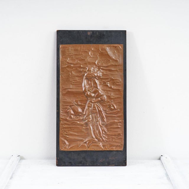 Raised Copper Panel in Vintage Style, 1960s For Sale - Image 5 of 5