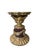 Brass Vintage Solid Brass Swag Tassel Altar Pillar Candle Holder For Sale - Image 8 of 12