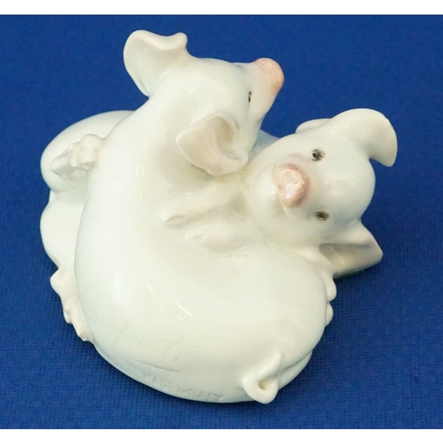 White Vintage Italian Stoneware and Ceramic Figurine by Guido Cacciapuoti, 1920s For Sale - Image 8 of 18