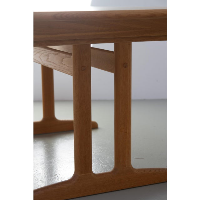 Danish Modern Oak Extendable Dining Table by Gangsø Møbler, 1970s For Sale - Image 12 of 18