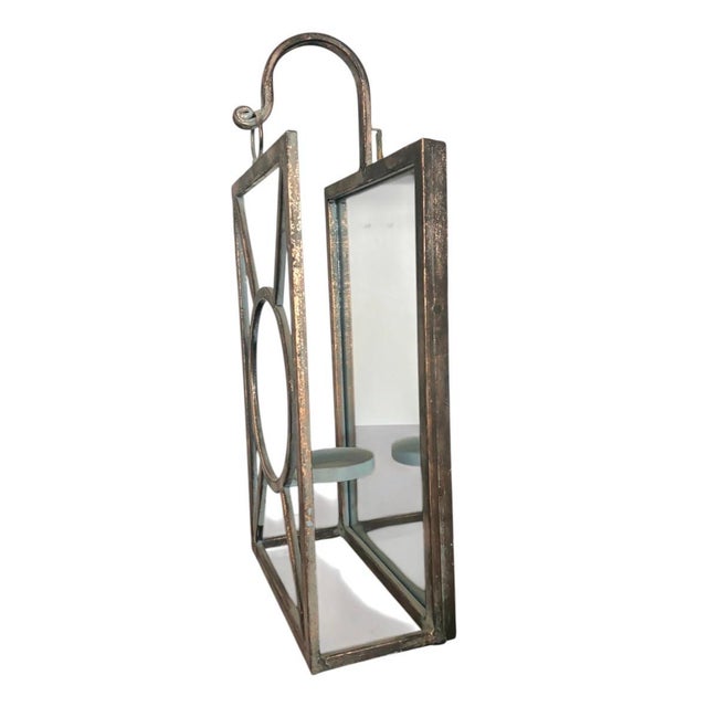 This exceptional vintage candle sconce perfectly captures the breezy, sophisticated glamour of mid-century Palm Beach...