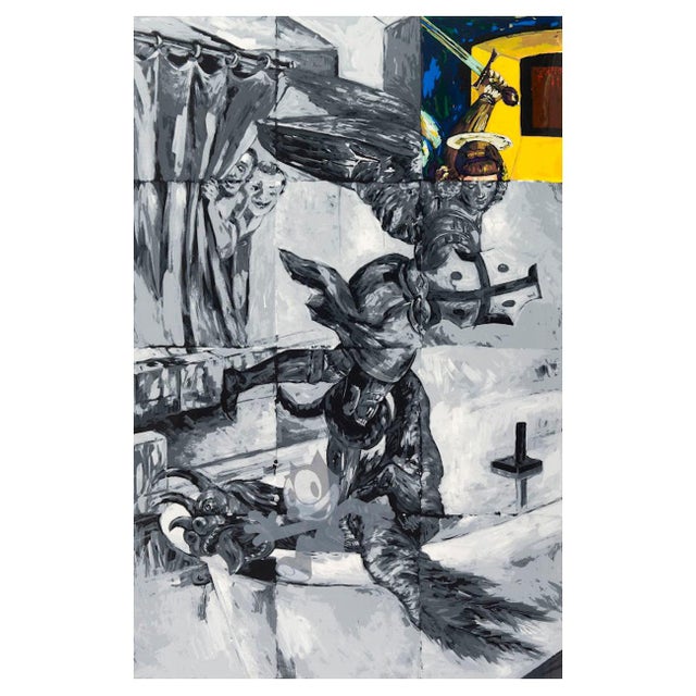 Tadanori Yokoo, Saint George - Take Wing, Ye Vengeful Spectre!, Large Serigraph For Sale - Image 6 of 6