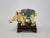 Vintage Filigree Bronze Glit Elephant For Sale - Image 4 of 9