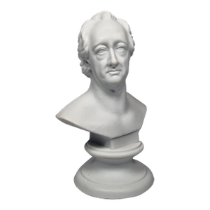 19th Century Meissen Parian Porcelain Bust of Johann Wolfgang Von Goethe German