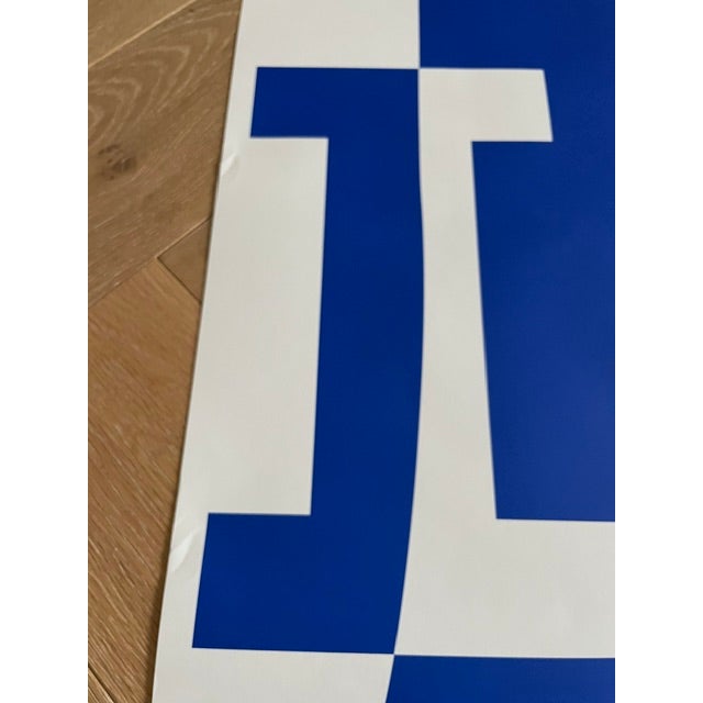 Modern Raffinerie AG Bally: Blue, Museum of Design Zurich (2019), Large Format, Printed in Switzerland For Sale - Image 3 of 8