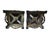 Vintage Pair Marble and Brass Neoclassical Candleholder Columns For Sale - Image 4 of 5