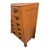 Wood Antique Yawman & Erbe 18-Drawer Library Card Catalog Cabinet, Circa 1910s For Sale - Image 7 of 10