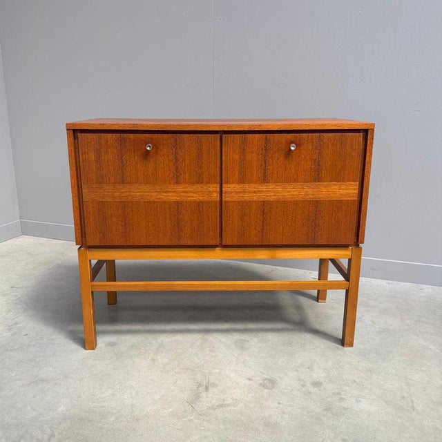 Small Vintage Teak Sideboard, 1960s For Sale - Image 4 of 12