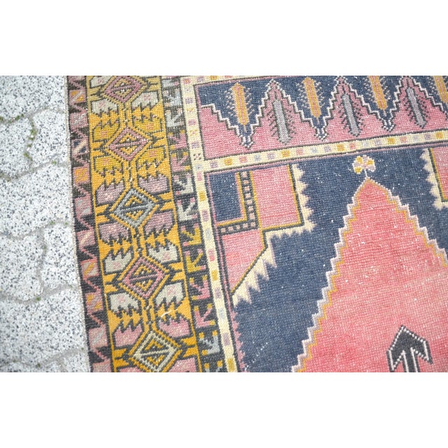 1960s Oushak Turkish Muted Area Rug For Sale - Image 5 of 11