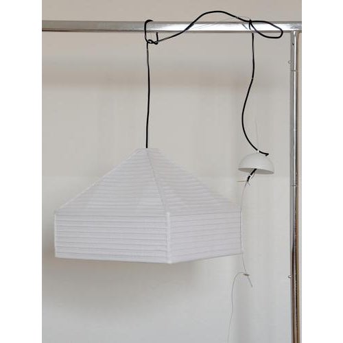 Small Piramide Pleated Pendant Lamp by Nassi For Sale - Image 9 of 14