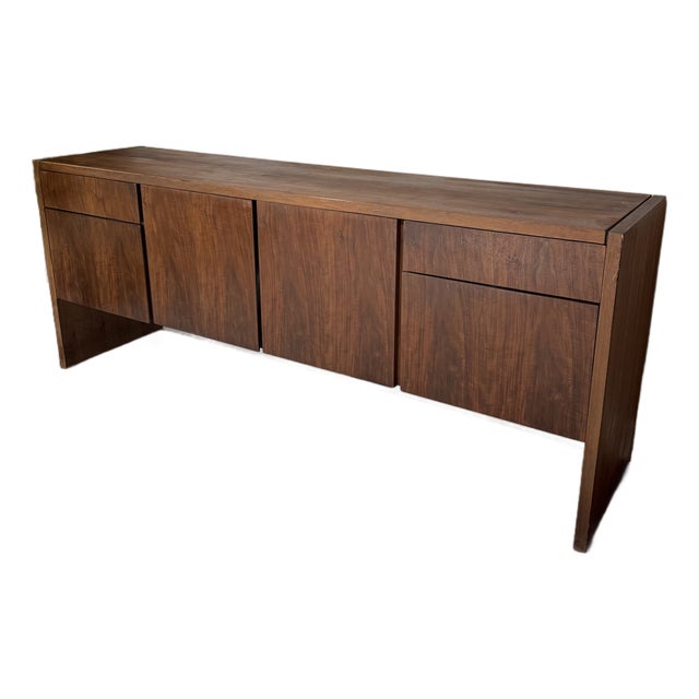 Vintage 1950s Walnut Credenza by Madison Furniture Company For Sale