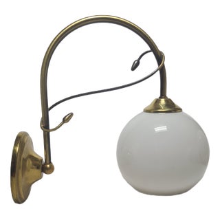 Vintage Art Deco Wall Lamp, Poland, 1950s For Sale
