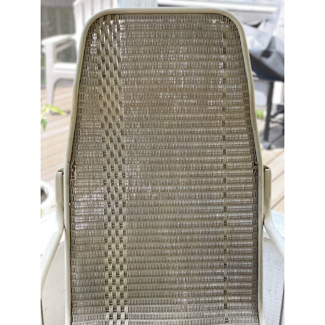 Vintage Lloyd Flanders Wicker Loom Bounce Chair Chairish