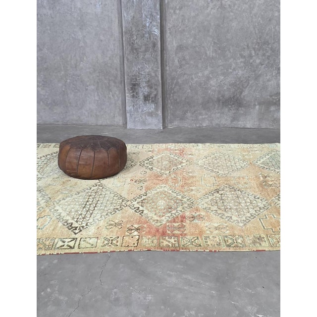 1980s Mid Century Moroccan Wool Rug - 9.4 X 5.9 Ft For Sale - Image 5 of 8