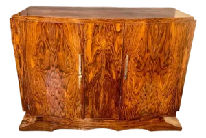 Period French Art Deco Rosewood Bar Cabinet