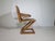 1980s Vintage Wooden Zig Zag Chair, 1980s For Sale - Image 5 of 9