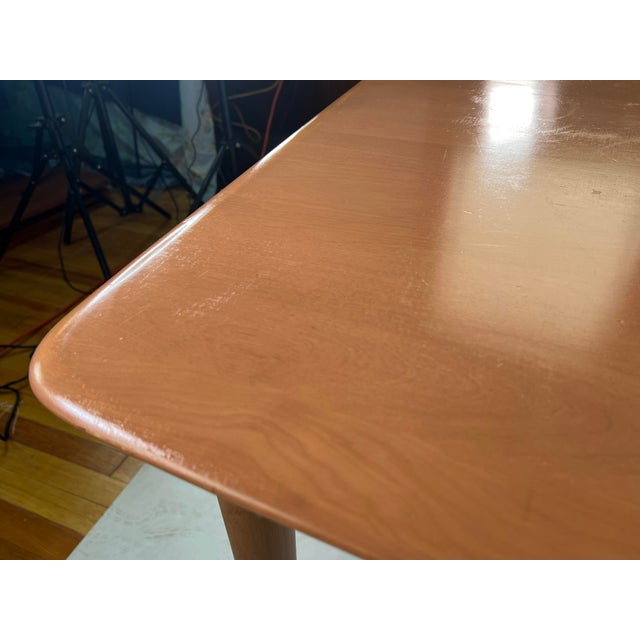 1950s Heywood Wakefield Champagne Finish Dining Table Chairish