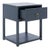 Navy Blue Yudi 1 Drawer 1 Shelf Nightstand - Navy For Sale - Image 8 of 10