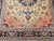 Vintage Turkish Heriz Serapi Rug, Hand-Knotted Wool, Geometric Pattern, Ivory & Blue, 9x12 For Sale - Image 4 of 17