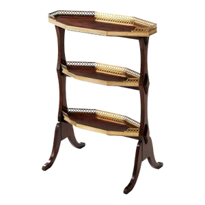 French Three - Tier Side Table