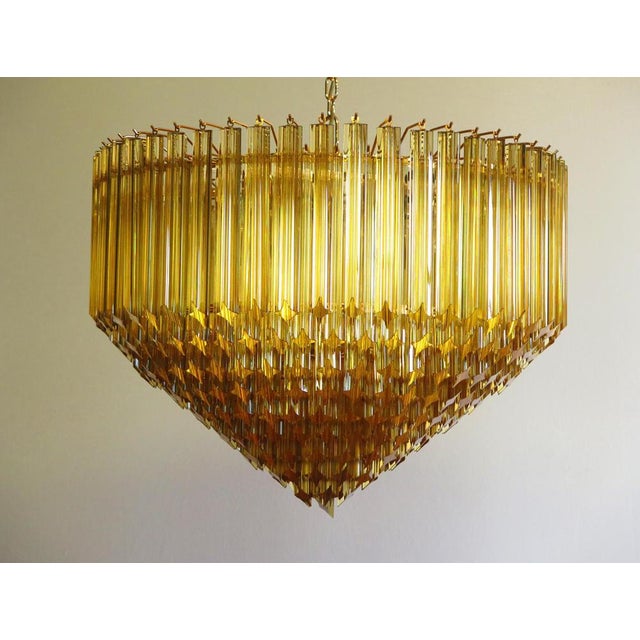 Quadriedri Murano Glass Chandeliers, Set of 2 For Sale - Image 9 of 18