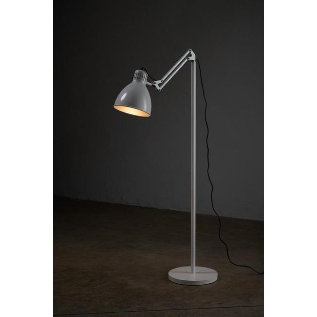 All-White Arma Adjustable Floor Lamp from Metalarte, 1970s For Sale - Image 9 of 10