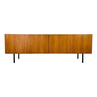Scandinavian Minimalist Teak Sideboard, 1960s For Sale
