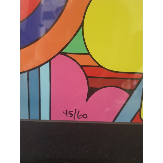 Abstract Original Lithograph Signed by Artist by Dalek For Sale - Image 3 of 5