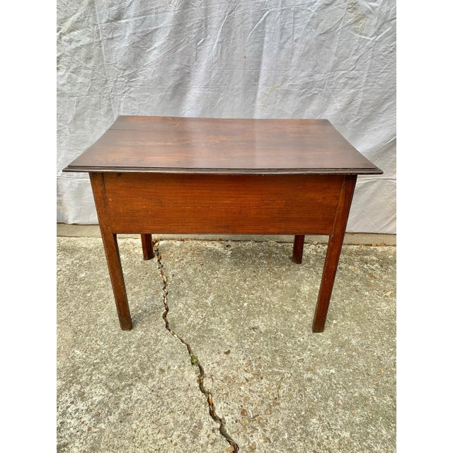 19th Century English Oak Lowboy Side Table For Sale - Image 12 of 12