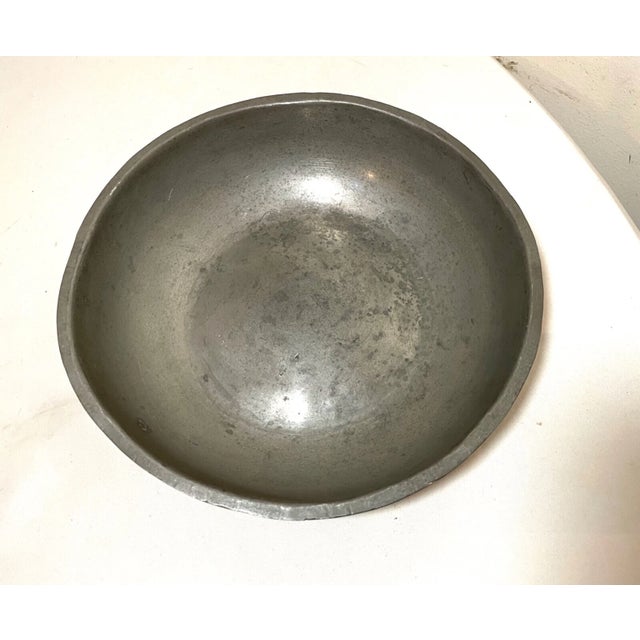 Up for sale is a rare antique 18th century handmade English pewter fruit bowl. It's made by hand out of thick pewter and...