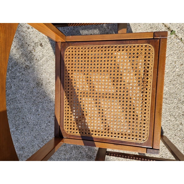 Vintage Chairs with Vienna Straw Seats, 1970s, Set of 3 For Sale - Image 14 of 15