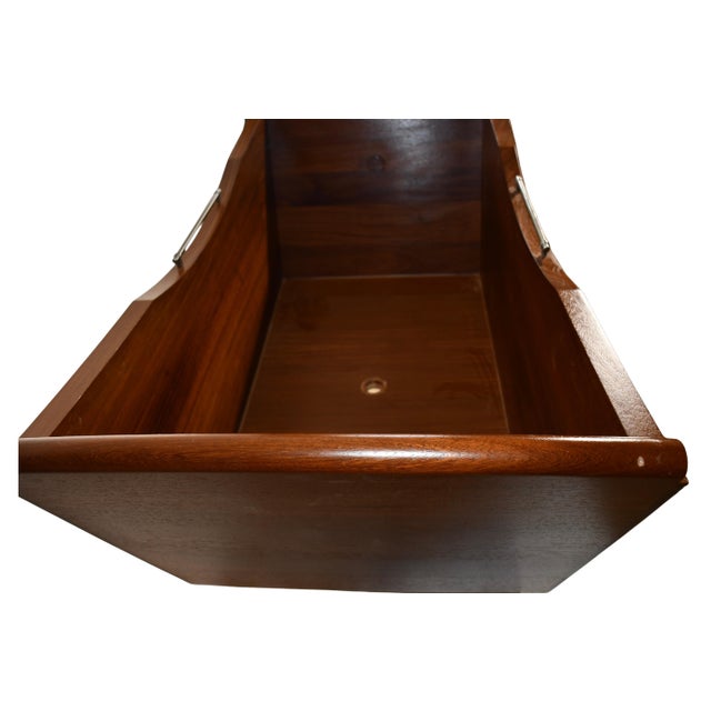 Hand Crafted Mahogany Bathtub For Sale - Image 4 of 5