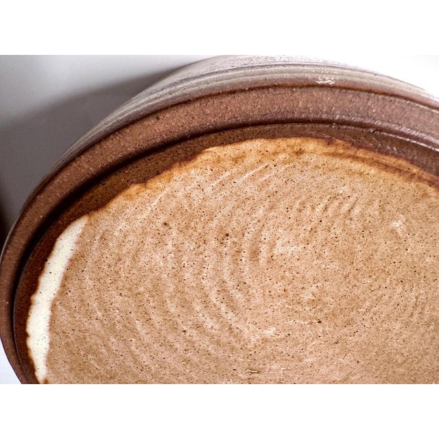 Modernist Studio Ceramic Art Pot with Lid by Helma Klett, Germany, 1960s For Sale - Image 10 of 12