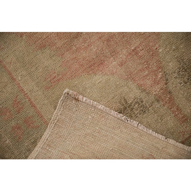 Vintage Distressed Oushak Rug Runner - 2'9" x 5'1" For Sale - Image 9 of 9
