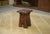 Early 20th Century Brutalist Oak Stool, 1950s For Sale - Image 9 of 9