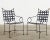 Mario Papperzini Set of Four Mario Papperzini Style Iron Bronze Garden Dining Chairs For Sale - Image 4 of 12
