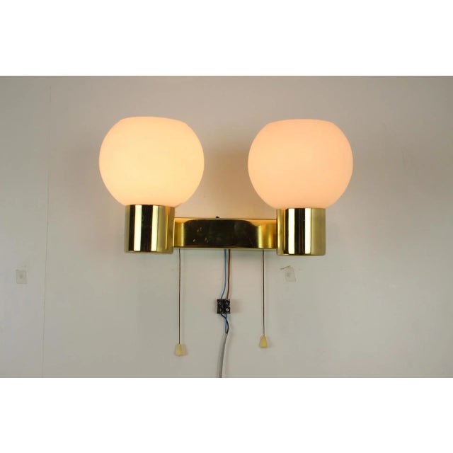 Wall Lamp attributed to Kamenicky Senov, Czechoslovakia, 1970s For Sale - Image 6 of 12