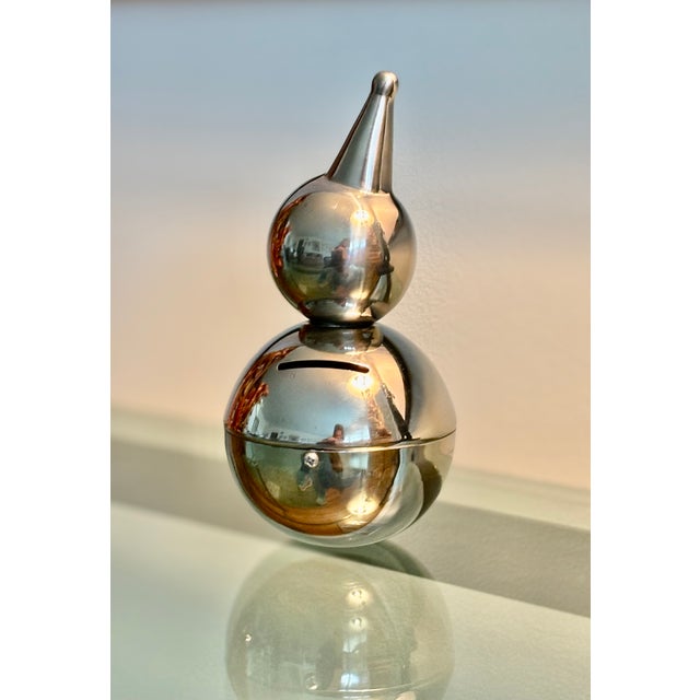 Silver Vintage 1970s Clown Bank For Sale - Image 8 of 9