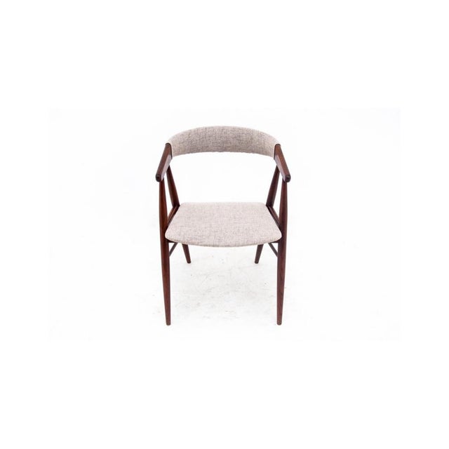 Danish Teak Dining Chairs by Ejner Larsen & Aksel Bender Madsen, 1960s, Set of 4 For Sale - Image 4 of 12