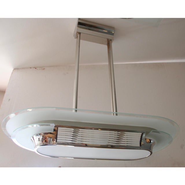 Art Deco Pendant Lamp by Henri Petitot for Atelier Petitot, 1930s For Sale - Image 4 of 18