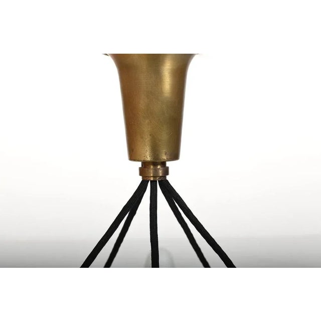 Louis Poulsen Chandelier by Mogens Hammer & Henning Moldenhawer for Louis Poulsen, 1950s For Sale - Image 4 of 11