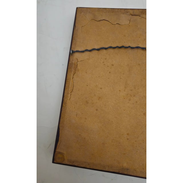 Signed William Haendel Cast Paper Relief Sculpture Art, 1981 For Sale - Image 16 of 17