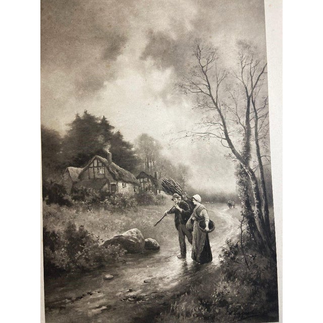 James Walter Gozzard, Landscape, 1910, Lithograph, Framed For Sale - Image 7 of 12