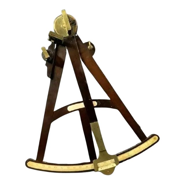 Rosewood Ship's Navigators Octant For Sale