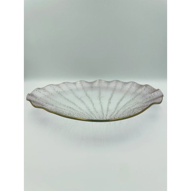 Vintage Mid-Century Translucent Sea Shell-Platter For Sale In Los Angeles - Image 6 of 11