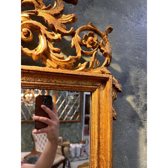 Hollywood Regency Mid Century La Barge Gilt Mirror For Sale - Image 3 of 6